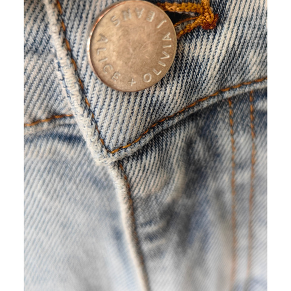 Alice + Olivia Amazing Embellished Jean 28 - Picture 8 of 13